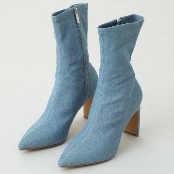 Blue cowboy boots